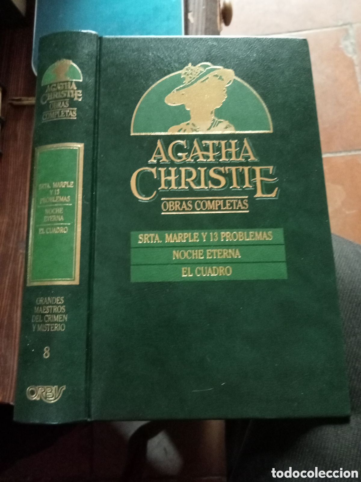 Libros de segunda mano: Agatha Christie obras completas 8 grandes maestros del crimen y misterio