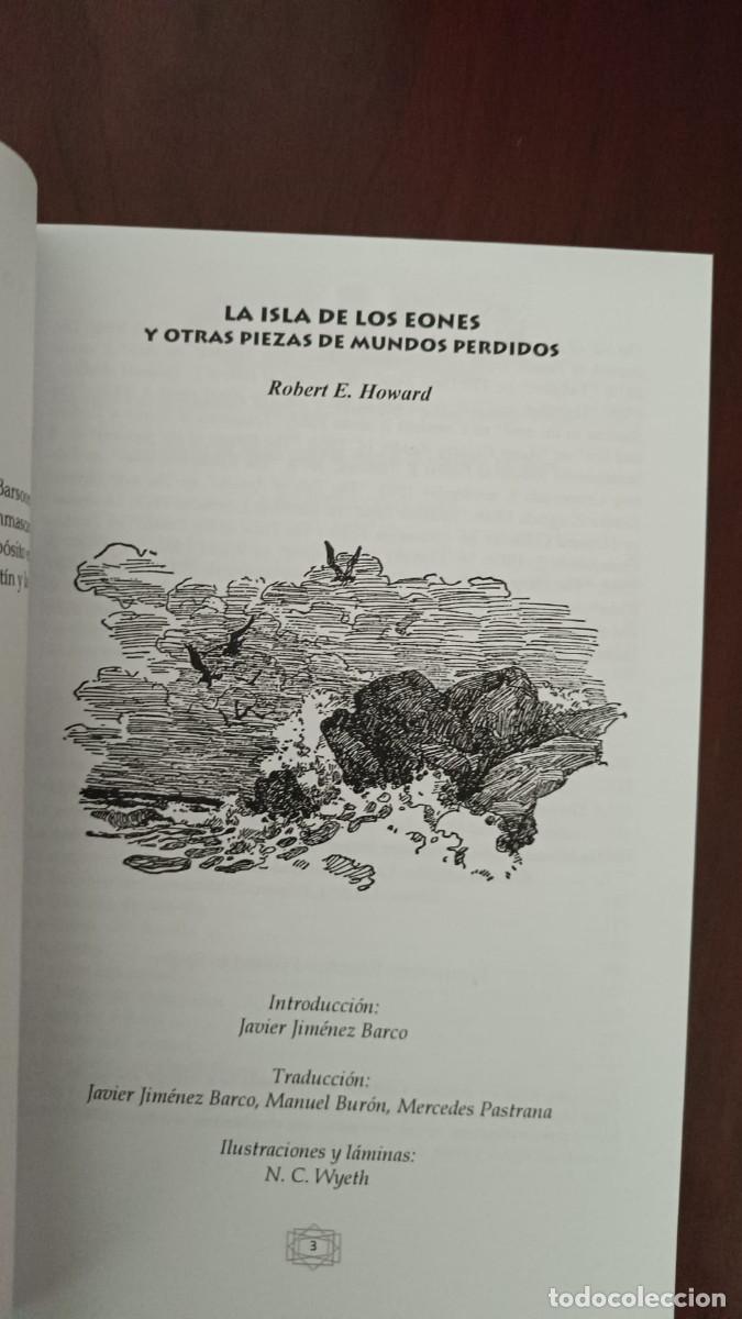 Libros de segunda mano: La isla de los eones &ndash; Robert E. Howard &ndash; Barsoom Weird - Foto 3