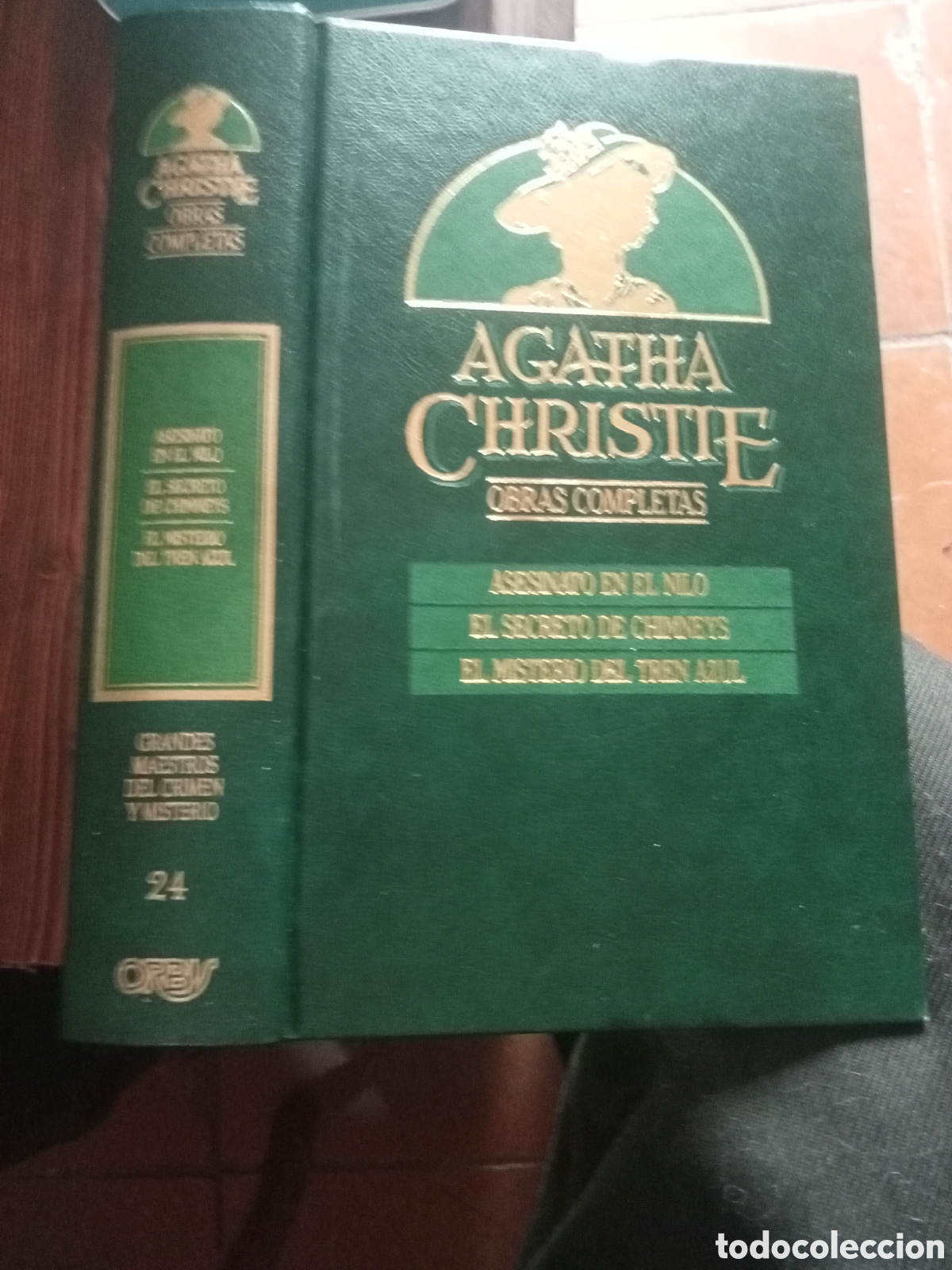 Libri di seconda mano: agatha christie obras completas 24 grandes maestros del crimen y misterio