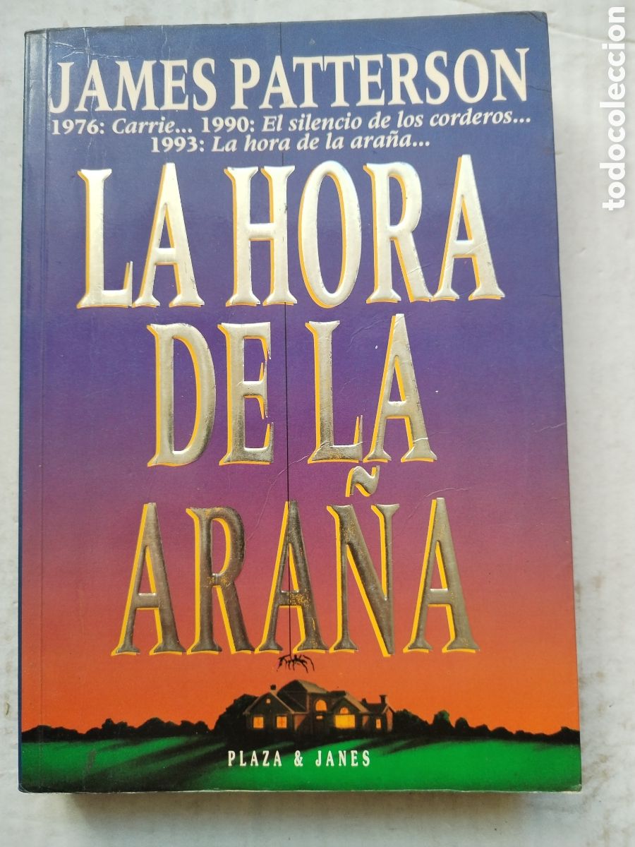 Libros de segunda mano: LA HORA DE LA ARA&Ntilde;A/JAMES PATTERSON
