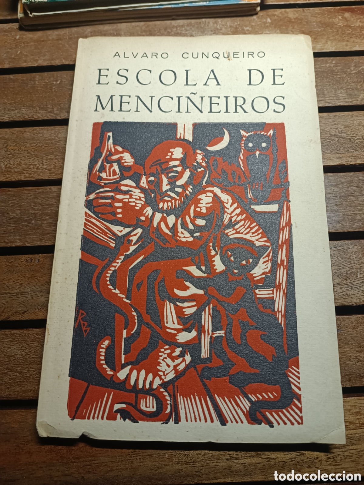 Libros de segunda mano: ESCOLA DE MENCI&Ntilde;EIROS E F&Aacute;BULA DE VARIA XENTE. &Aacute;LVARO CUNQUEIRO Galaxia 1960 Primera edici&oacute;n INTONSO