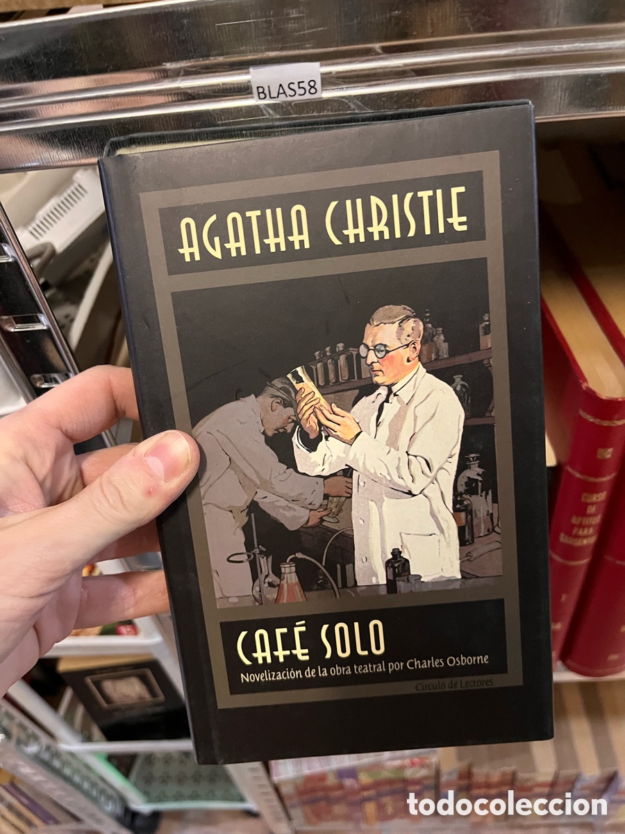 Libros de segunda mano: BLAS58 AGATHA CHRISTIE CAF&Eacute; SOLO Novelizaci&oacute;n de la obra teatral por Charles Osborne
