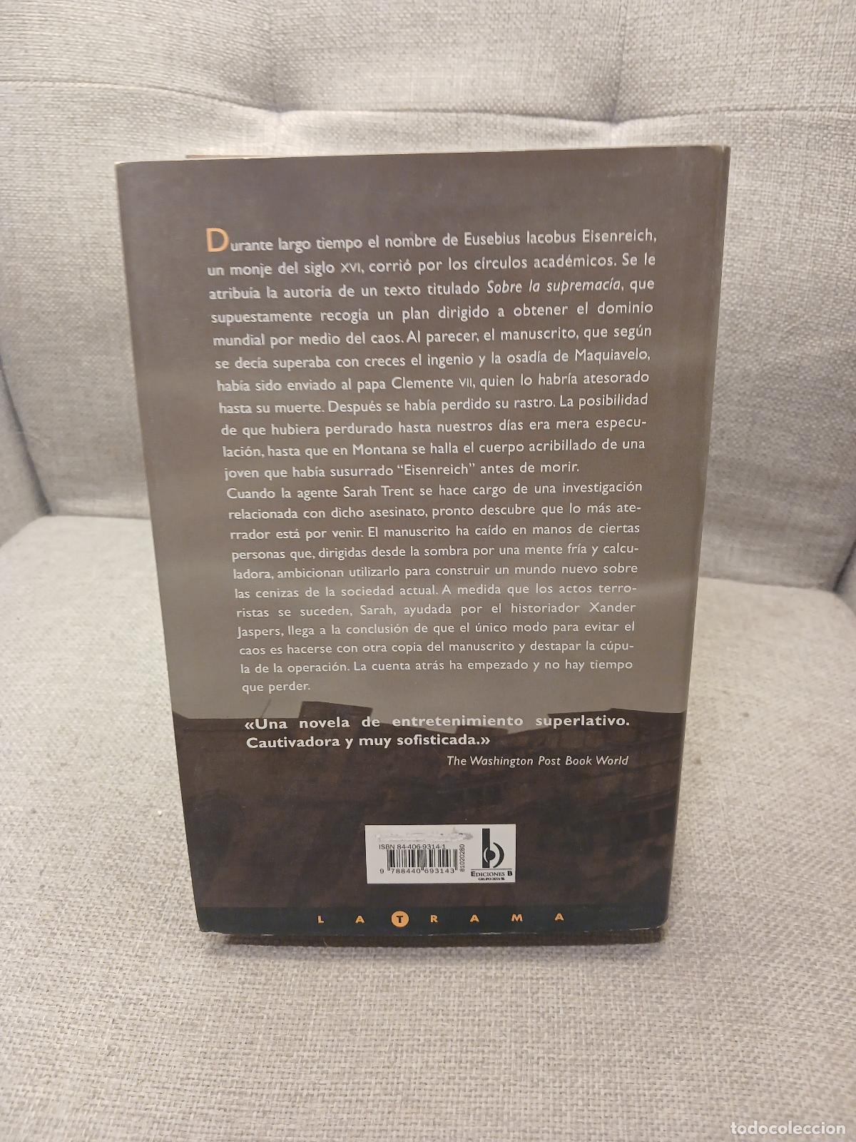 Libros de segunda mano: El Se&ntilde;or Del Caos - Jonathan Rabb - Foto 3