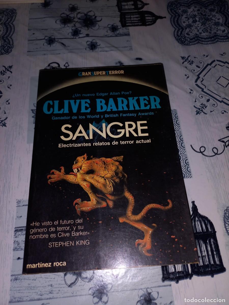 Libros de segunda mano: SANGRE - CLIVE BARKER