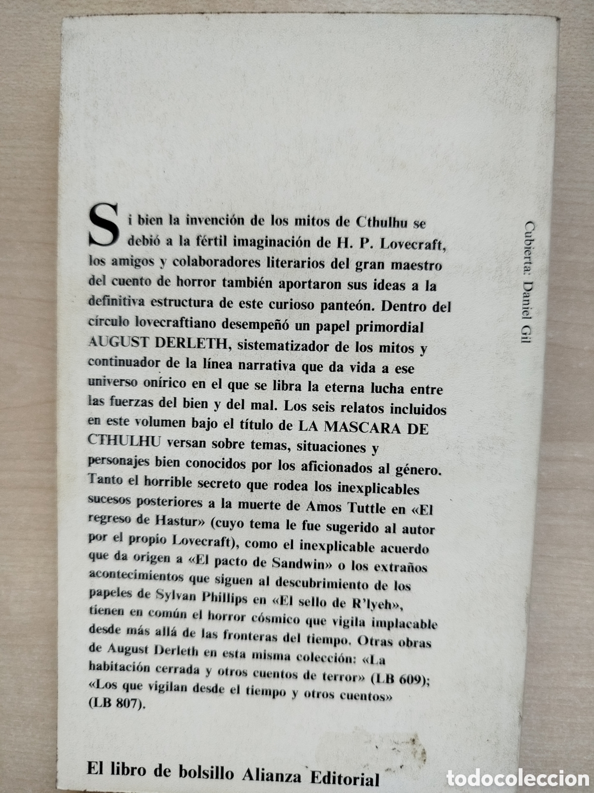 Libros de segunda mano: August Derleth, La m&aacute;scara de Cthulhu - Foto 2