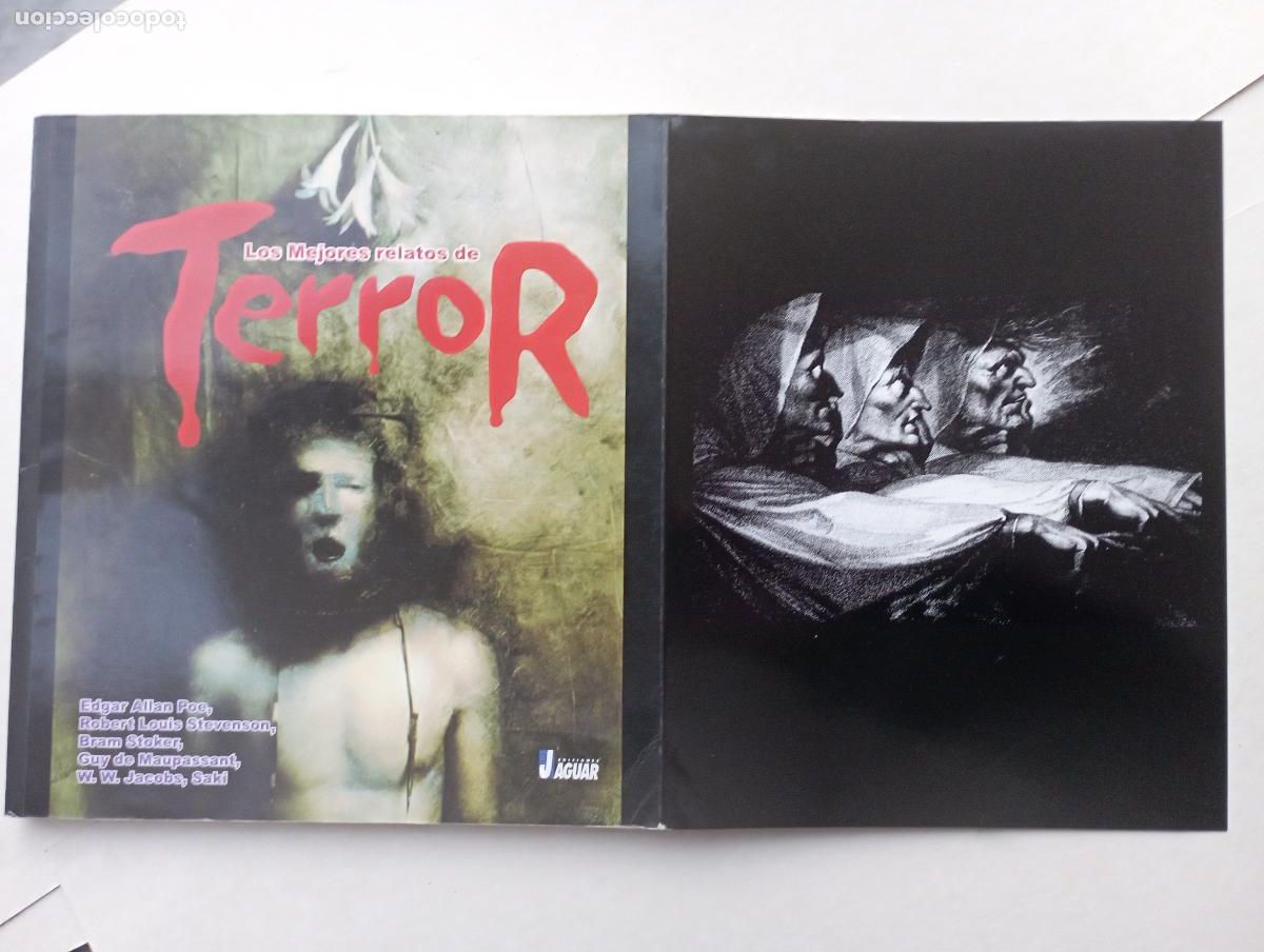 Livres d'occasion: LOS MEJORES RELATOS DE TERROR - EDICIONES JAGUAR - BRAM STOKER, MAUPASSANT, POE, SAKI,J L STEVENSON