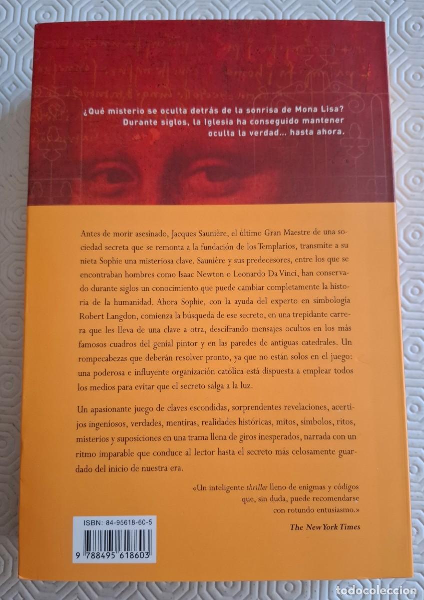 Libros de segunda mano: El C&oacute;digo Da Vinci - Dan Brown - Foto 3