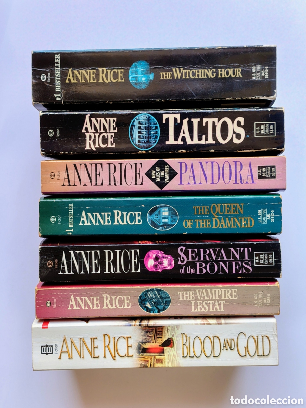 Libros de segunda mano: 7 Anne Rice Books Collection &ndash; Vampire Chronicles & Mayfair Witches (Ballantine Books, NY)
