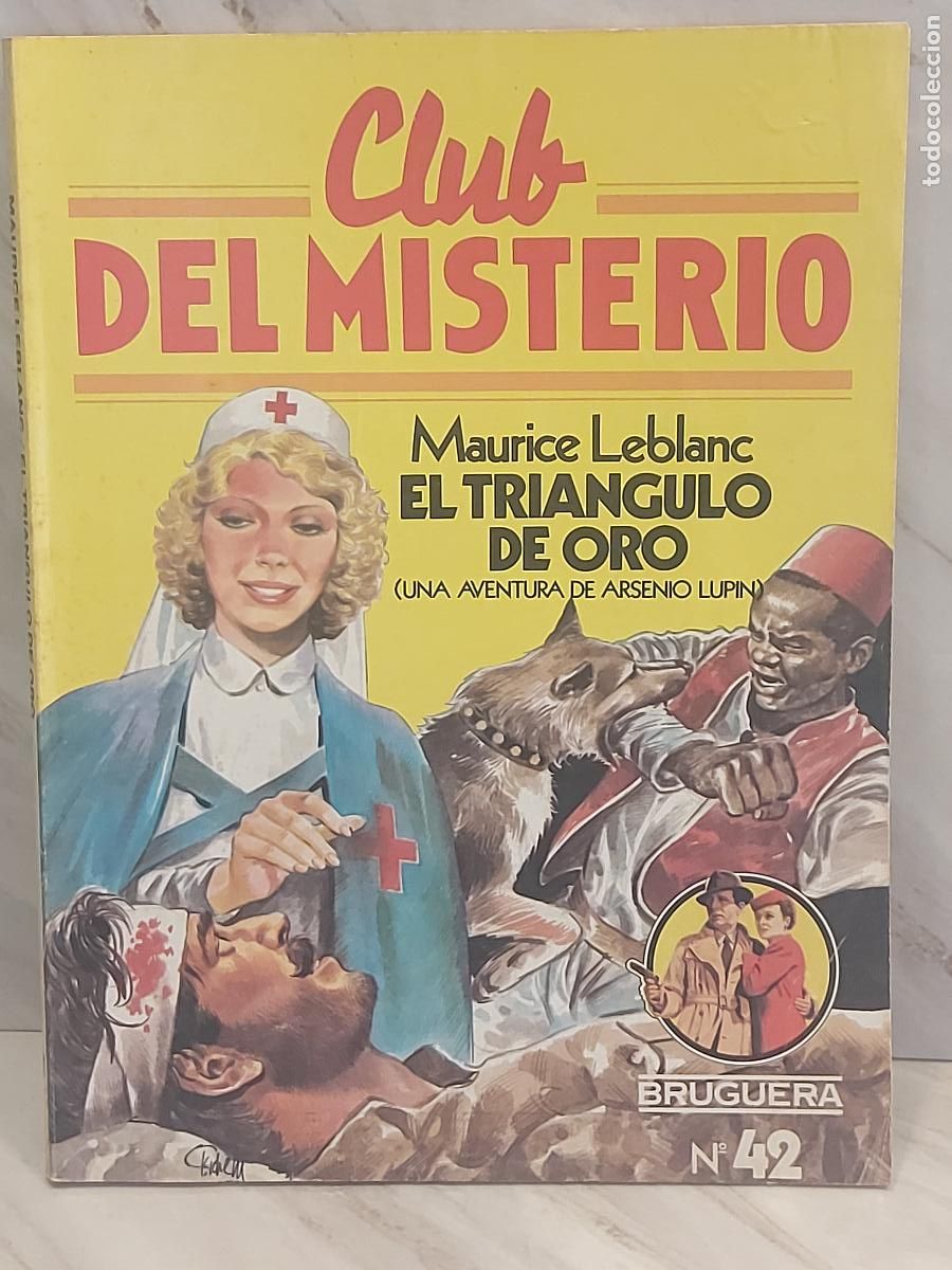 Libros de segunda mano: CLUB DEL MISTERIO / 42 / EL TRI&Aacute;NGULO DE ORO / 1&ordf; ED / R.CHANDLER / ED: BRUGUERA-1982