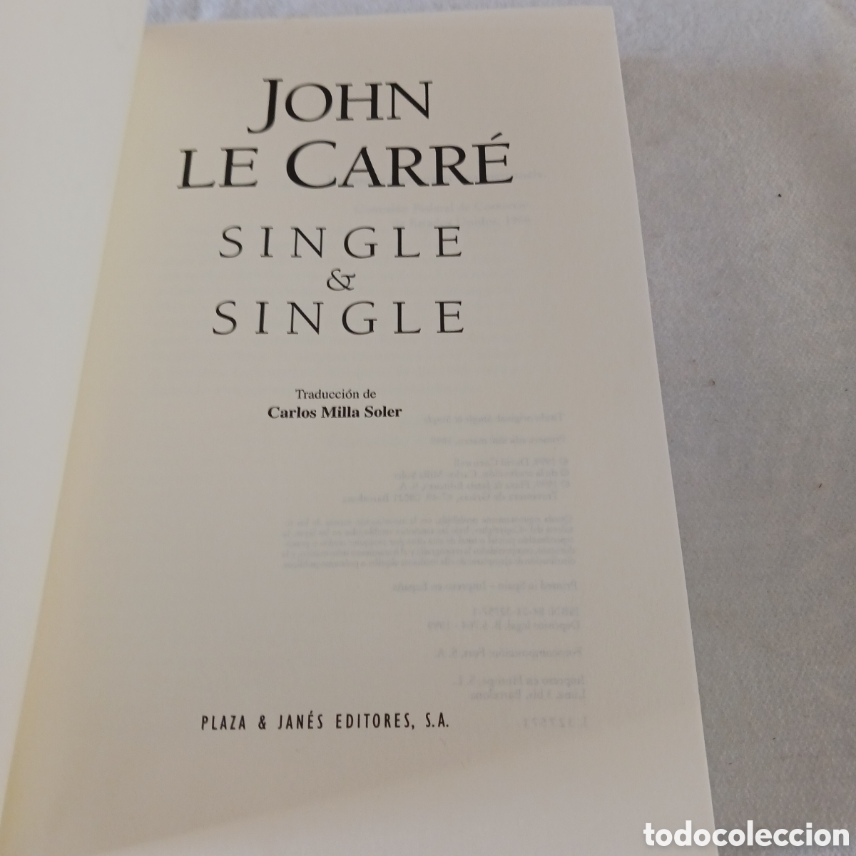 Libros de segunda mano: Single&Single de John Le Carr&eacute; - Foto 7