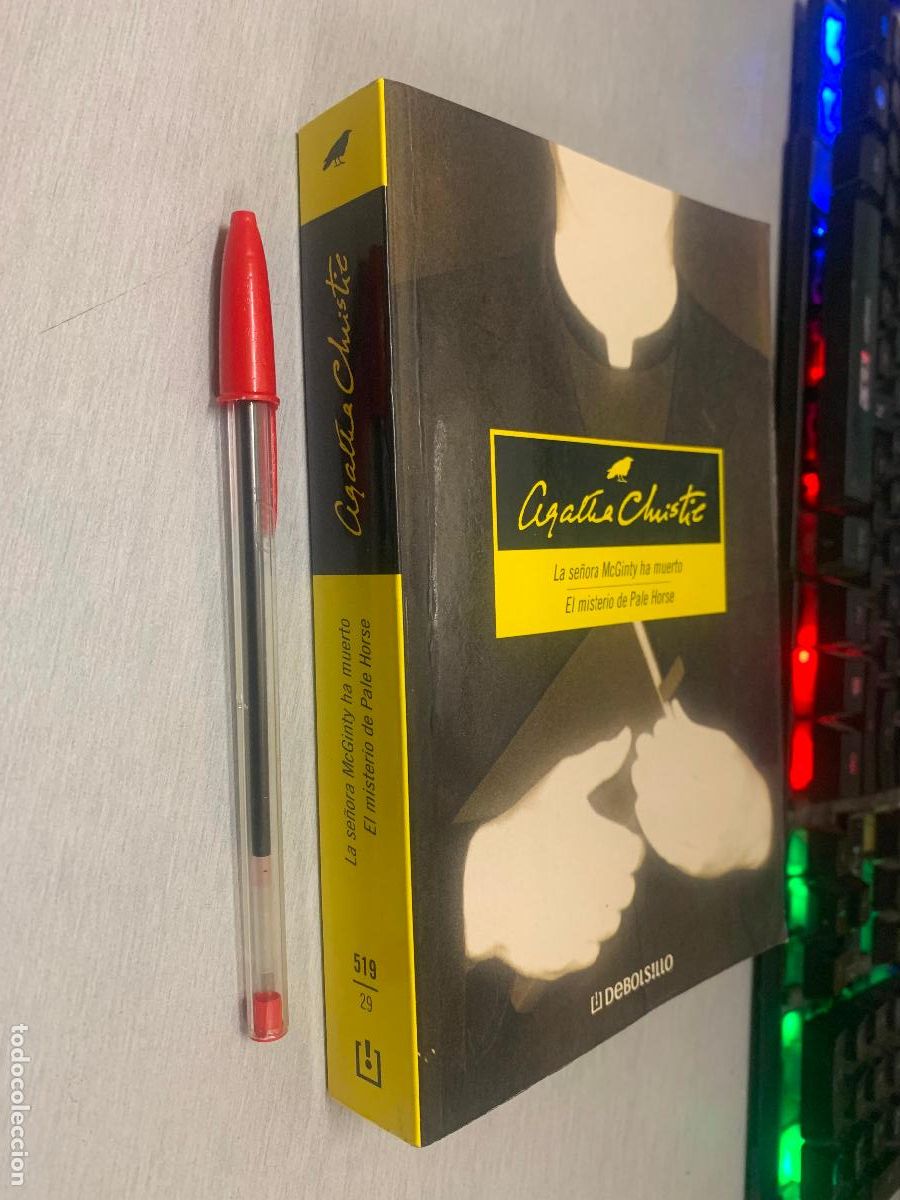 Libros de segunda mano: LA SE&Ntilde;ORA MCGINTY HA MUERTO, EL MISTERIO DE PALE HORSE / AGATHA CHRISTIE / DEBOLSILLO 2004