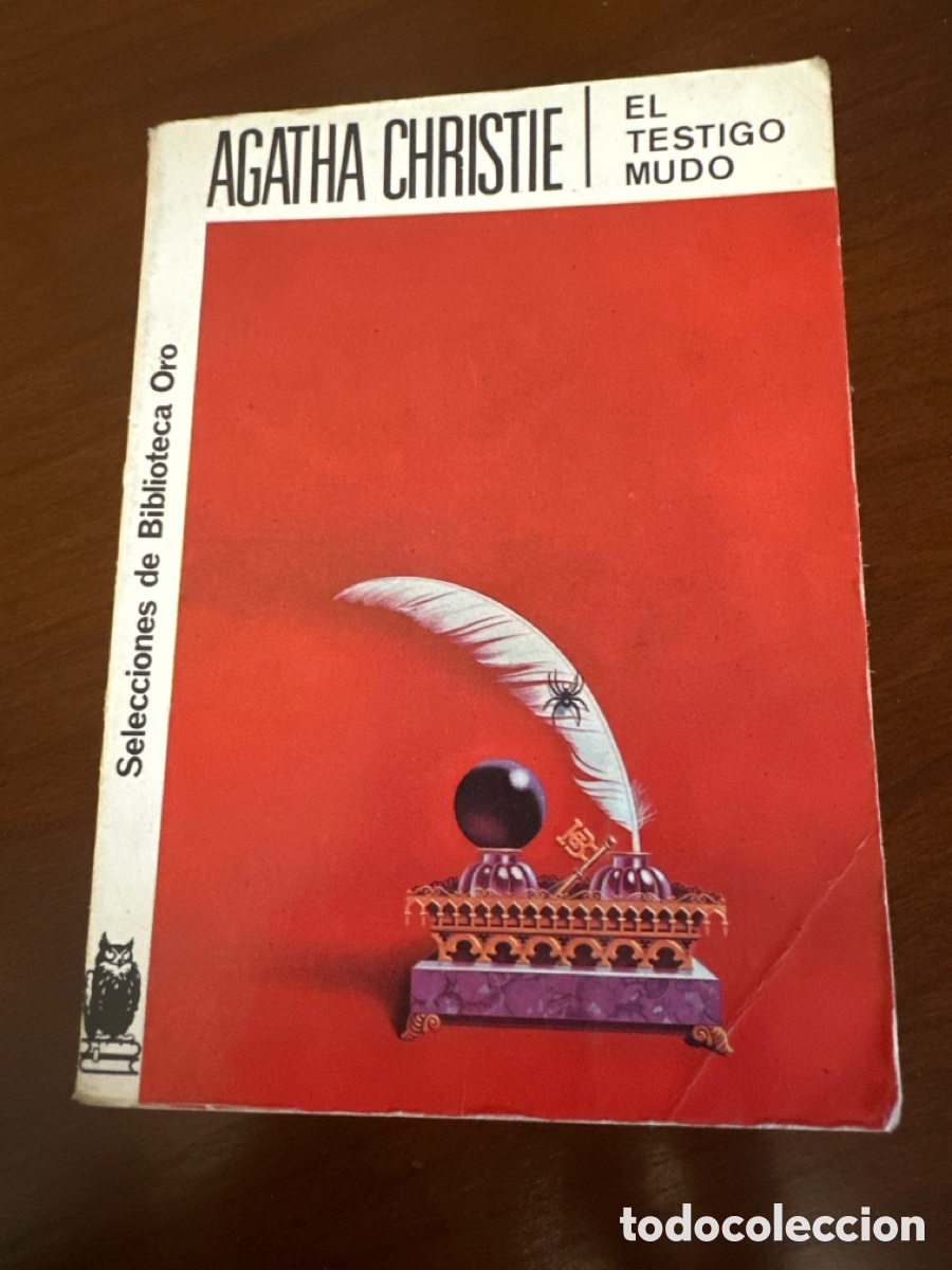 Second hand books: EL TESTIGO MUDO - AGATHA CHRISTIE - EDITORIAL MOLINO - BIBLIOTECA ORO - 1980