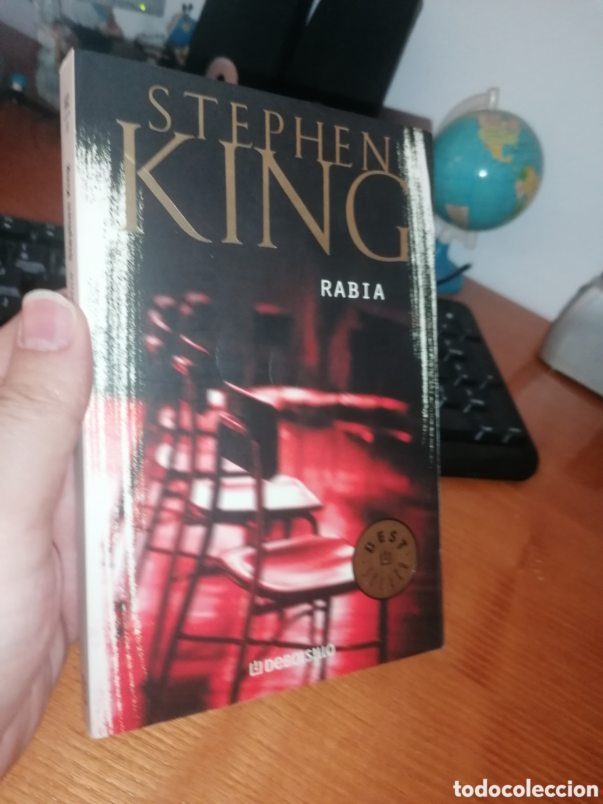 Libros de segunda mano: Libro: RABIA (RAGE) Stephen King. Edici&oacute;n 2003 bolsillo