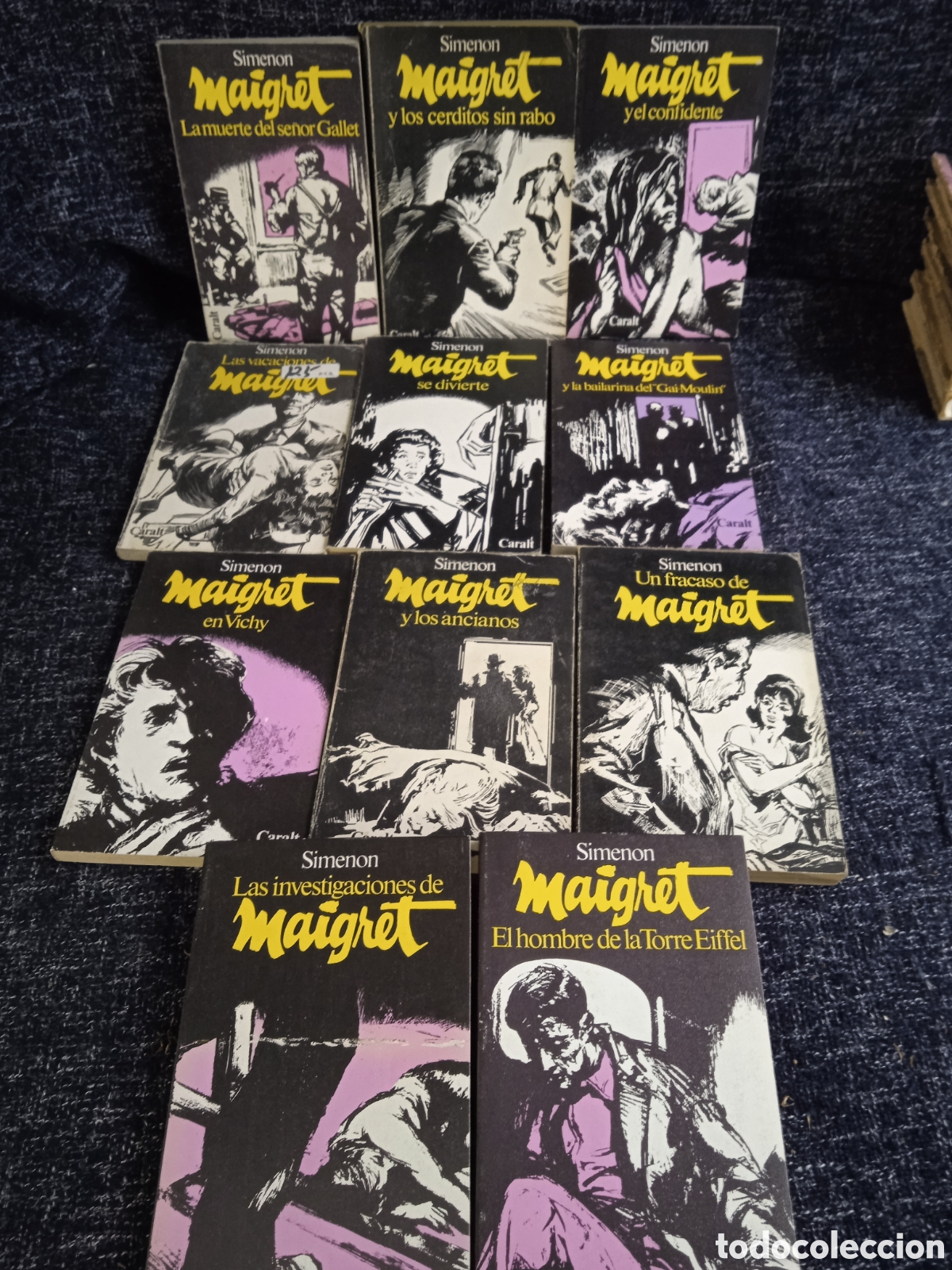 Libros de segunda mano: SIMENON - MAIGRET -LOTE DE 11 EJEMPLARES -ED. LUIS DE CARALT