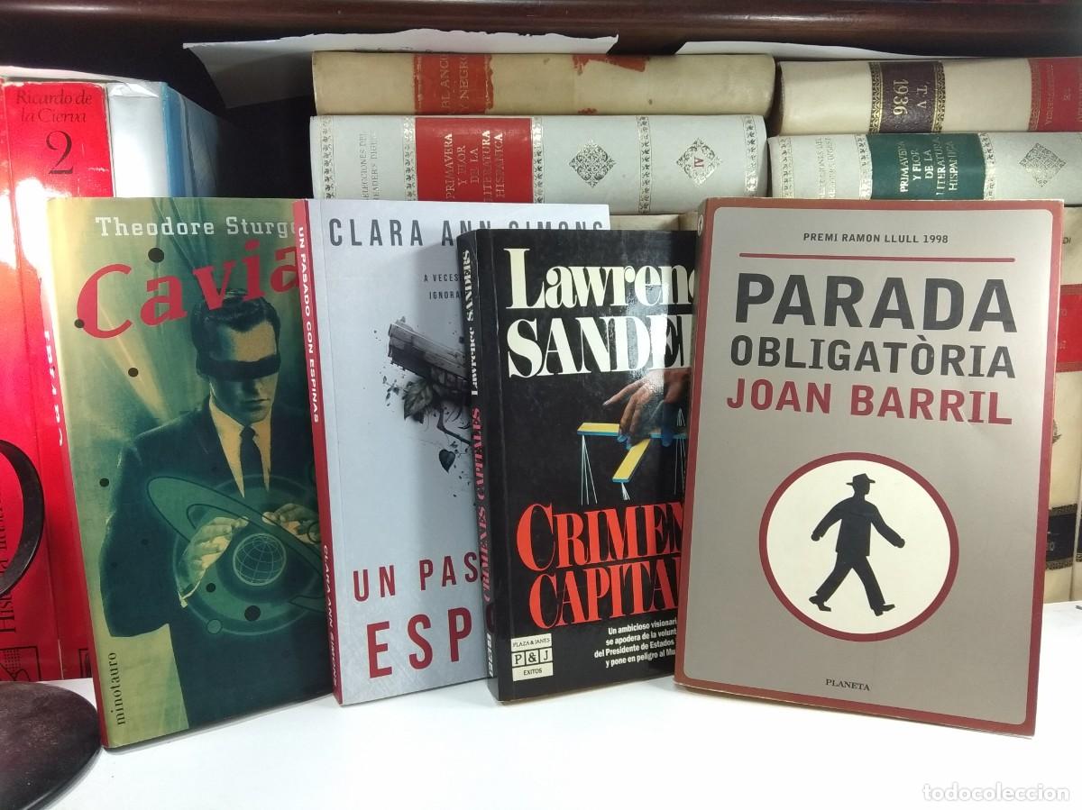 Libros de segunda mano: CAVIAR.- UN PASADO CON ESPINAS.- CR&Iacute;MENES CAPITALES.- PARADA OBLIGATORIA.