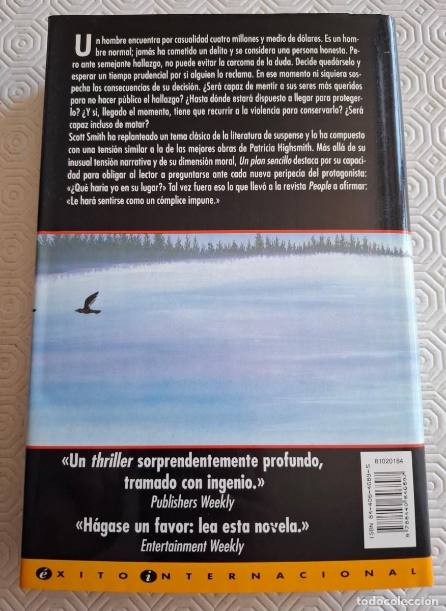 Libros de segunda mano: Un plan sencillo - Scott Smith - Foto 2