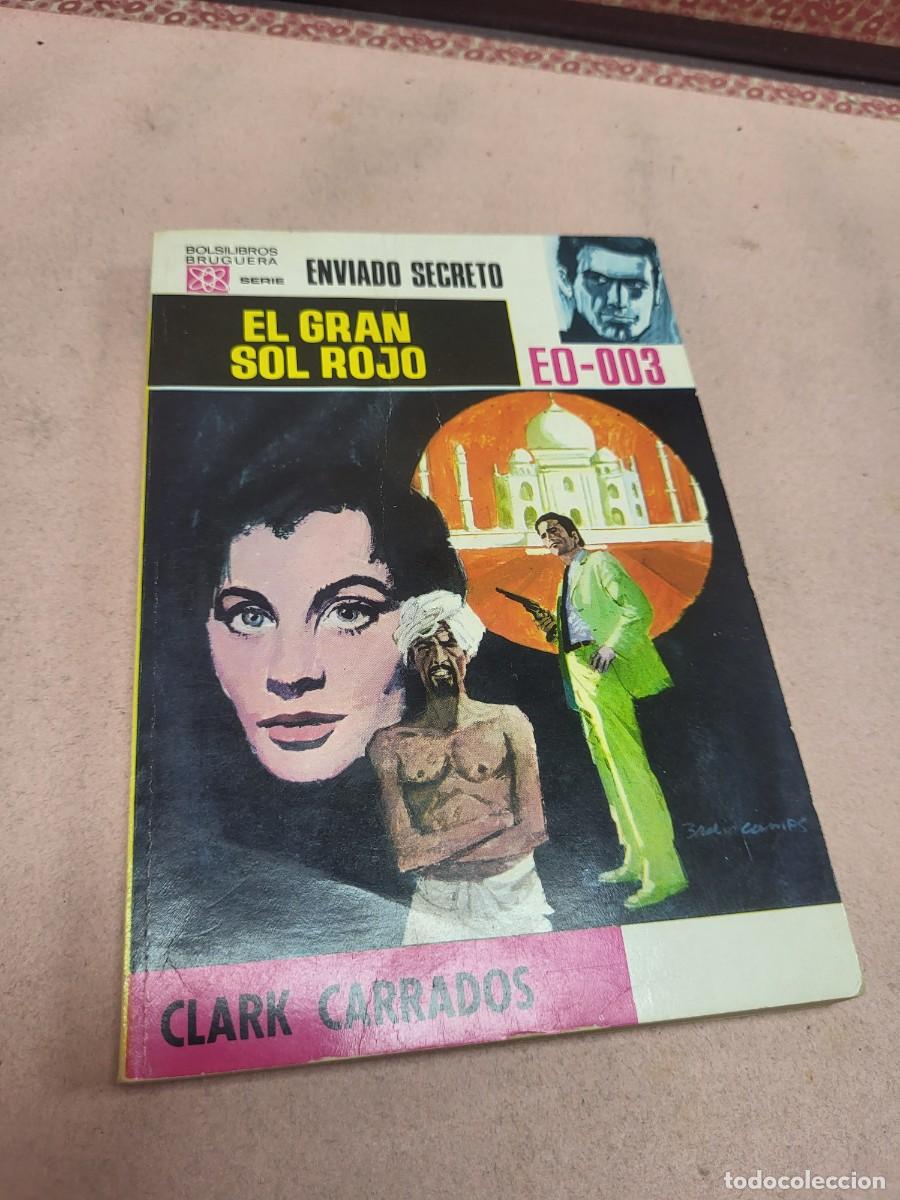 Libros de segunda mano: LIBRO BOLSILLO ENVIADO SECRETO BRUGUERA CLARK CARRADOS 130
