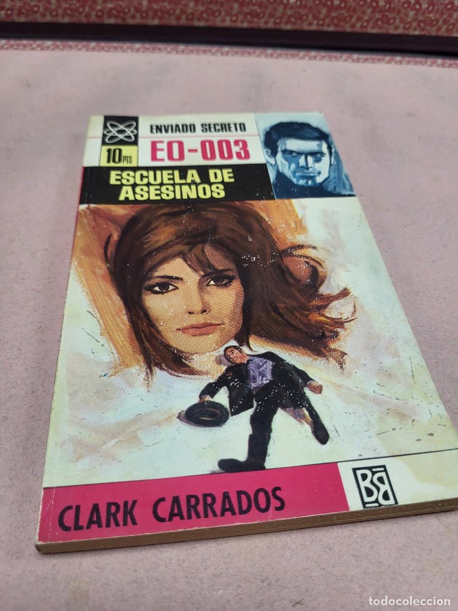 Libros de segunda mano: LIBRO BOLSILLO ENVIADO SECRETO BRUGUERA CLARK CARRADOS 70