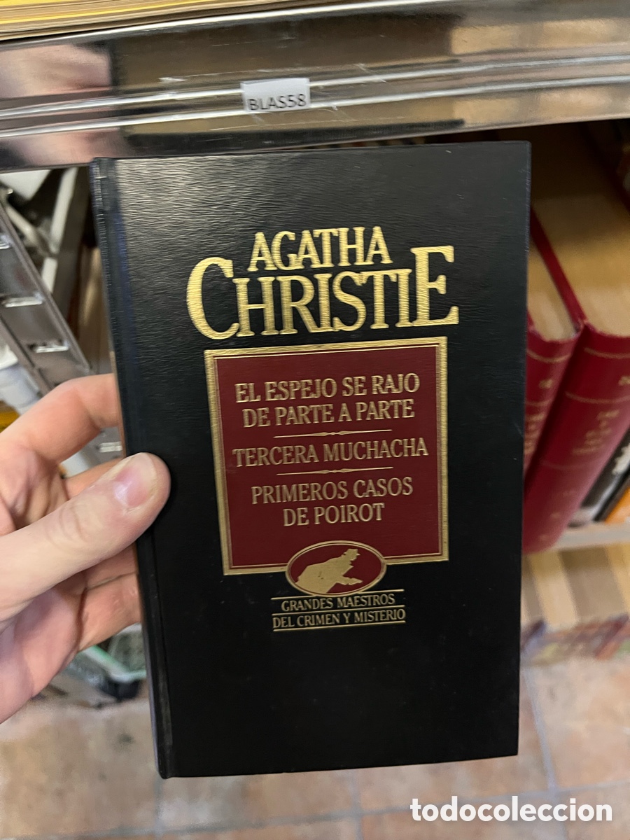 Libros de segunda mano: BLAS58 AGATHA CHRISTIE EL ESPEJO SE RAJO DE PARTE A PARTE TERCERA MUCHACHA PRIMEROS CASOS DE POIROT