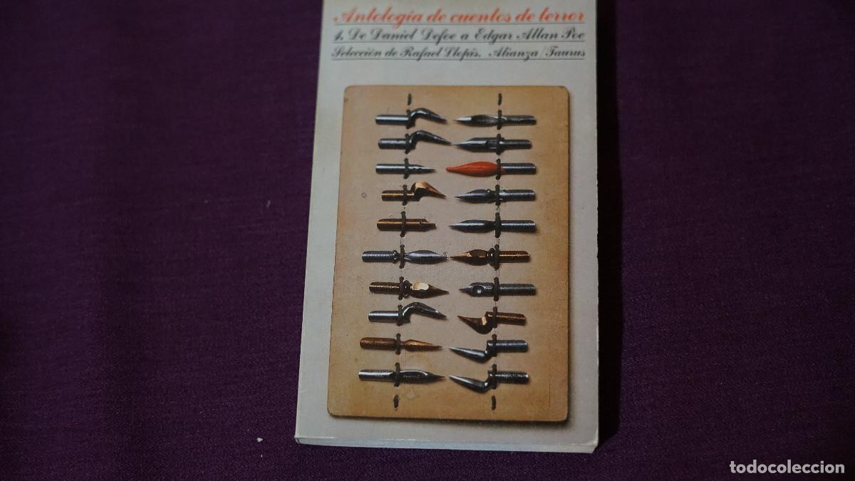 Libros de segunda mano: Antolog&iacute;a de cuentos de terror - Tomo 1 - De William Defoe a Edgar Allan Poe - Alianza-Taurus 1982