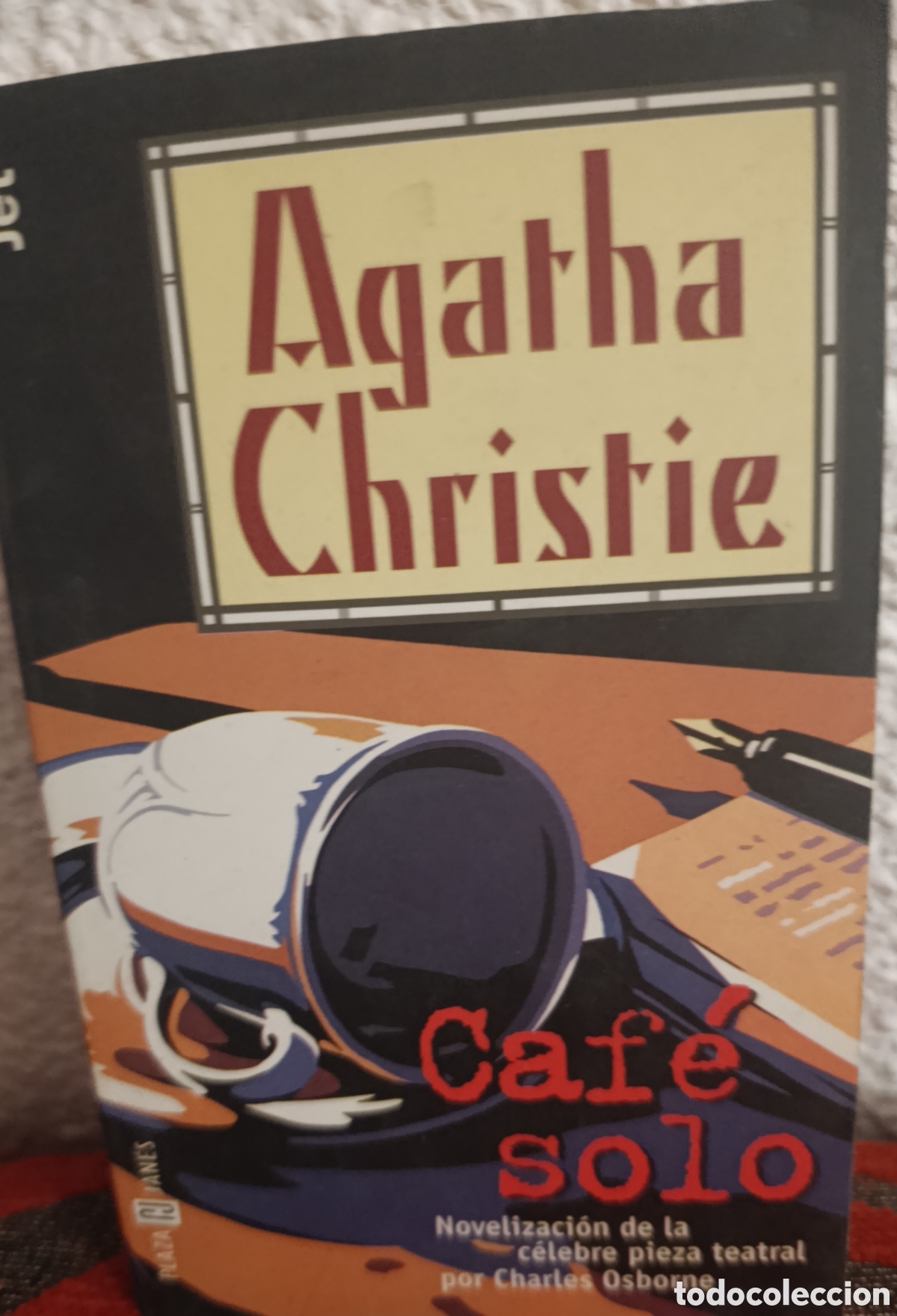 Libros de segunda mano: Agatha Christie - Caf&eacute; Solo (Plaza & Jan&eacute;s, 1998) - Novela de Misterio de