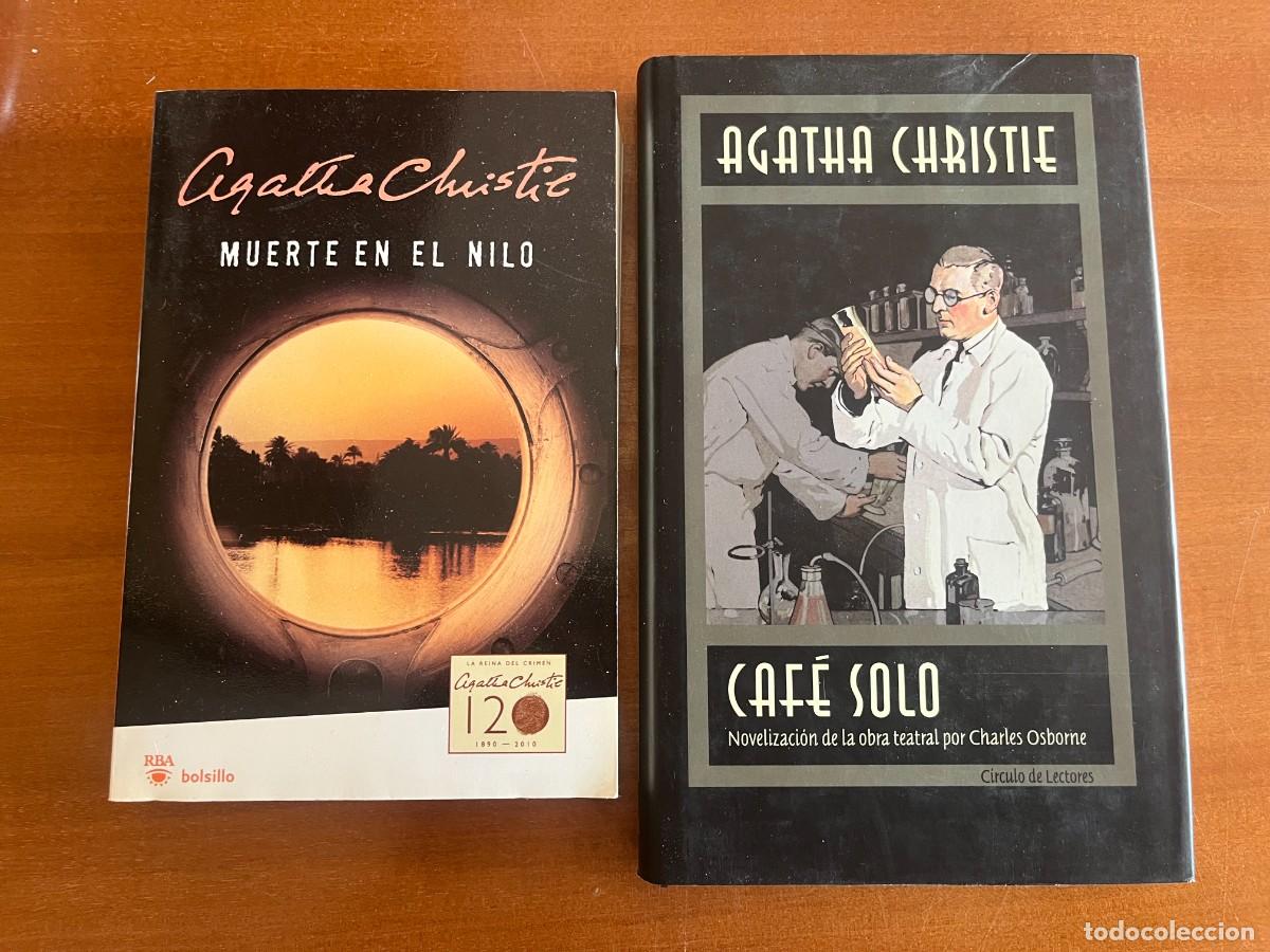 Libros de segunda mano: Agatha Chistie, muerte en el Nilo y caf&eacute; s&oacute;lo
