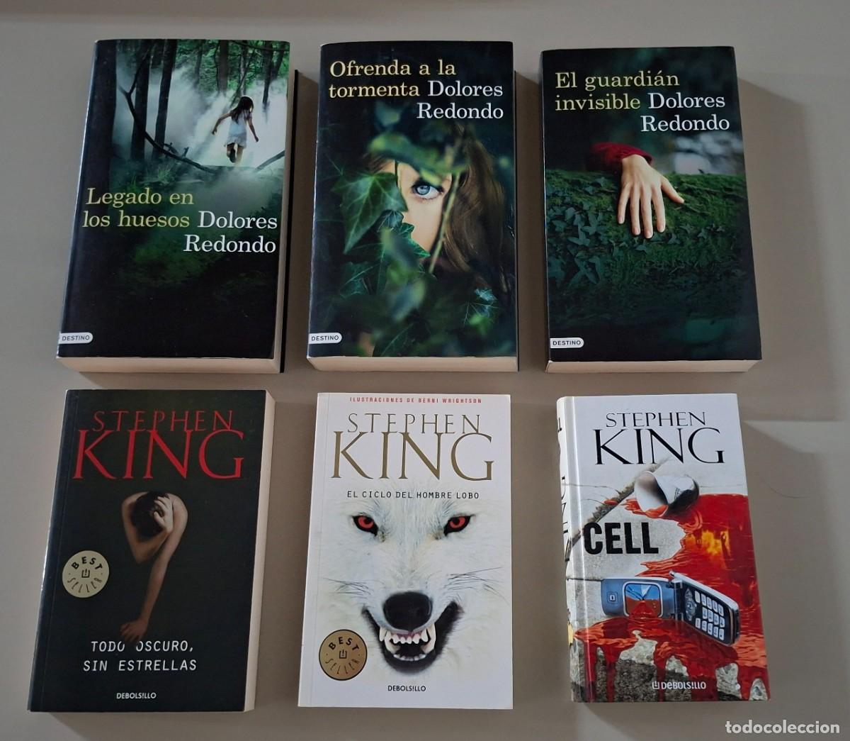 Libros de segunda mano: LOTE DE 6 LIBROS - 3 DOLORES REDONDO TRILOGIA DEL BAZTAN + 3 DE STEPHEN KING - OCASI&Oacute;N ..A3818