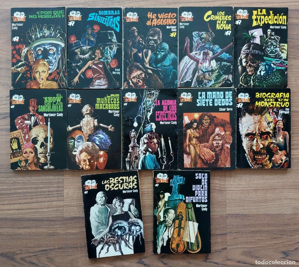 Libros de segunda mano: ROLLAN TERROR - LOTE 12 NOVELAS ANTIGUAS-BOLSILIBROS-PULP (BUEN ESTADO)