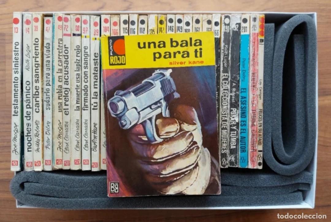 Libros de segunda mano: PUNTO ROJO BRUGUERA - LOTE 28 NOVELAS ANTIGUAS-BOLSILIBROS-PULP (BUEN ESTADO)