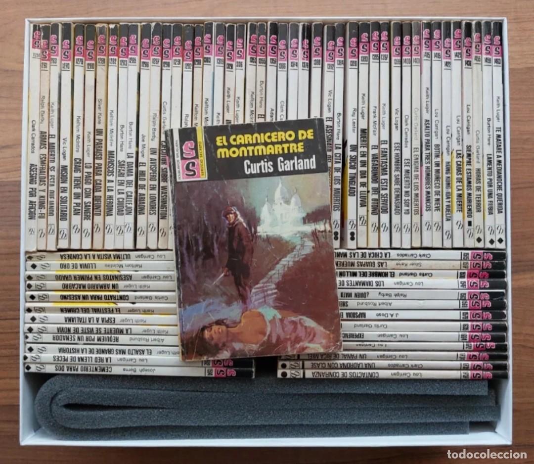 Libros de segunda mano: SERVICIO SECRETO BRUGUERA - LOTE 68 NOVELAS ANTIGUAS-BOLSILIBROS-PULP (MUY BUEN ESTADO)