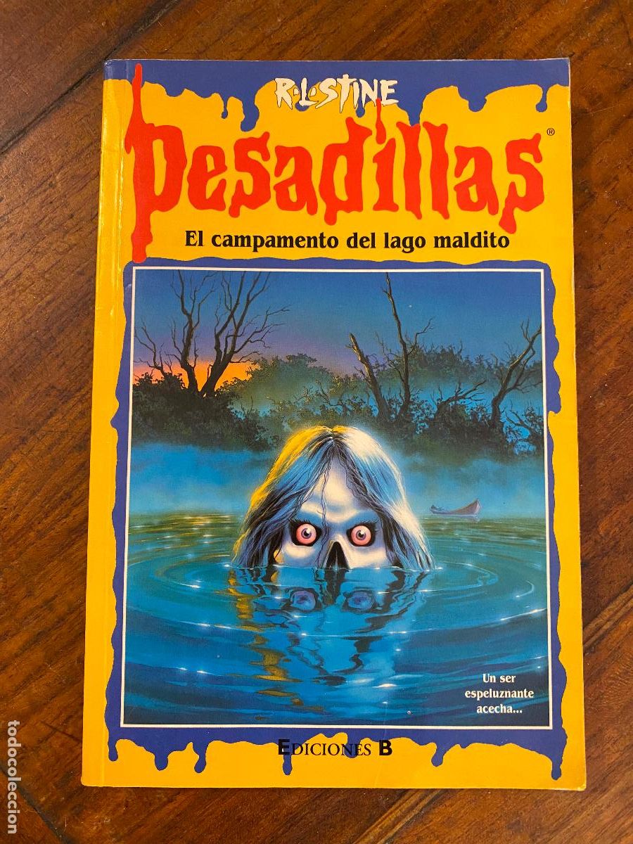 Libros de segunda mano: EL CAMPAMENTO DEL LAGO MALDITO. PESADILLAS. R. L. STINE.