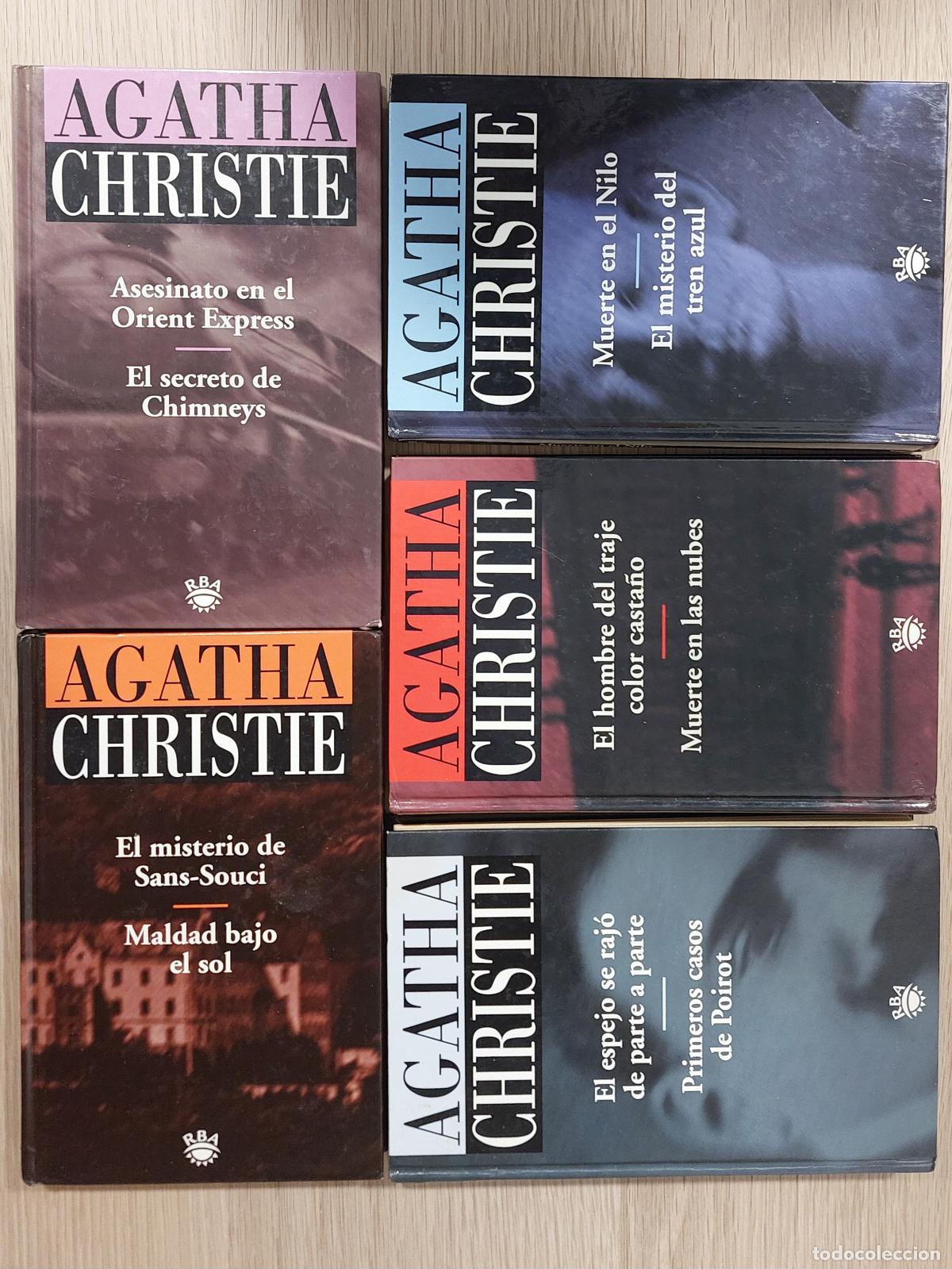 Libros de segunda mano: DIEZ DE LAS MEJORES NOVELAS DE AGATHA CHRISTIE - Lote de 5 libros de RBA Ediciones
