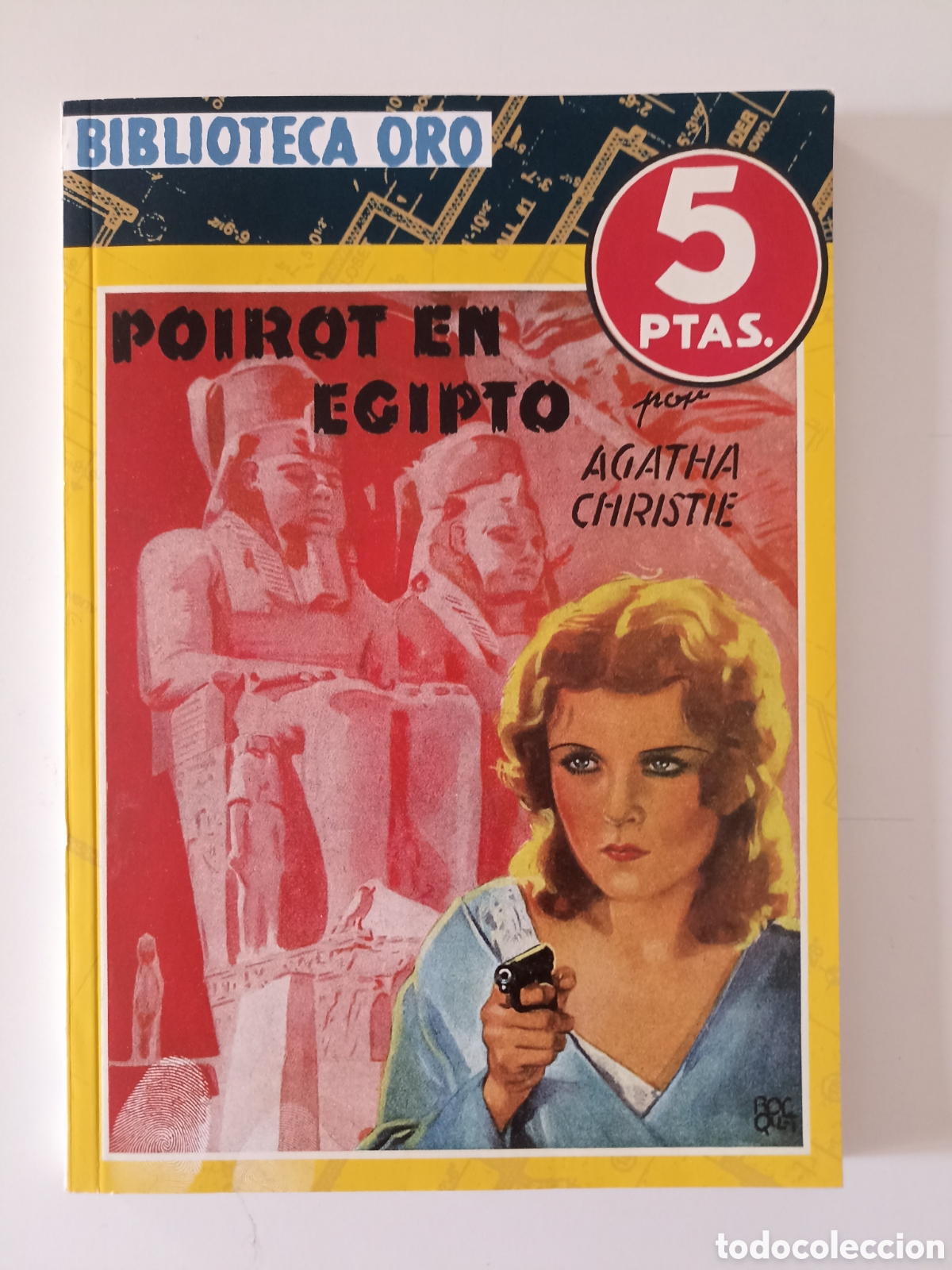 Libros de segunda mano: Agatha Christie - Hercules Poirot en Egipto (Molino, Biblioteca Oro, 2007) Facs&iacute;mil edici&oacute;n 1944