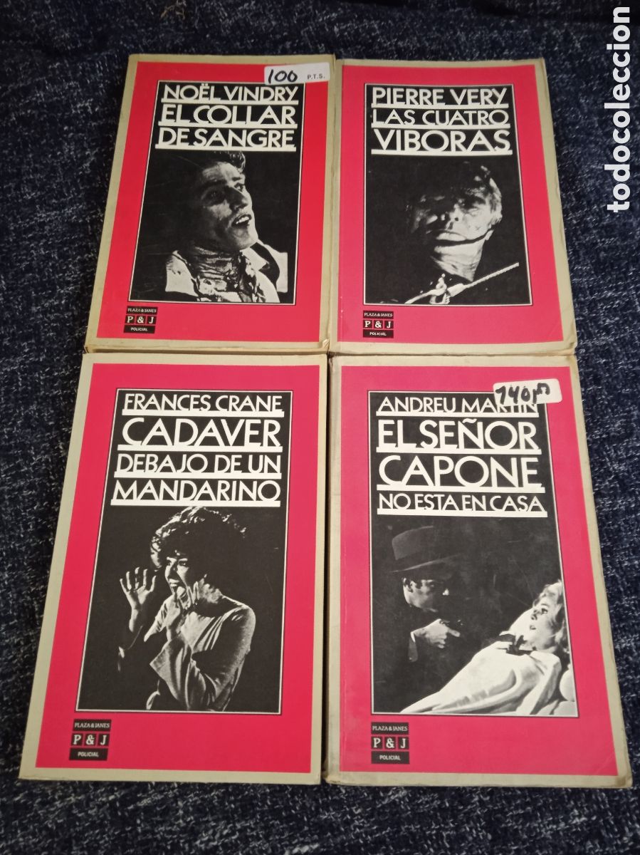 Libros de segunda mano: PLAZA & JANES - NOVELA POLICIACA -LOTE 4 NOVELAS -COLECCION POLICIAL