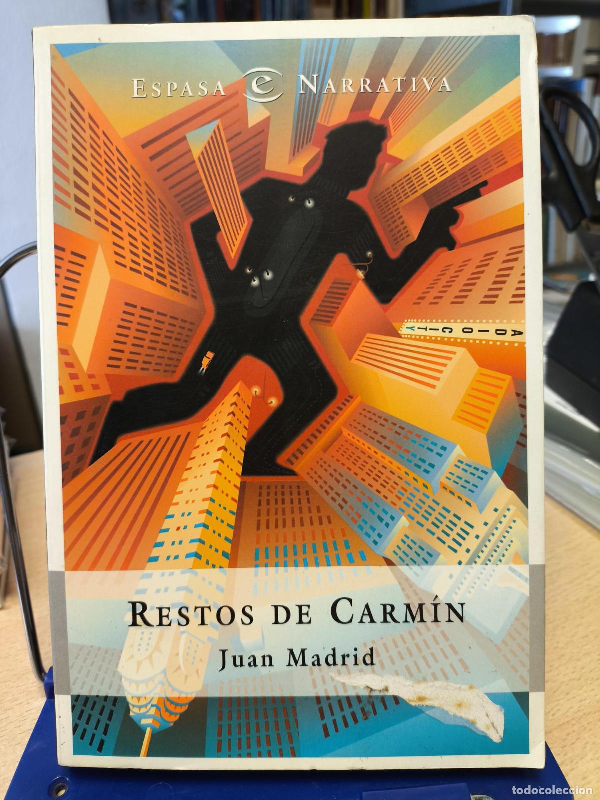 Libros de segunda mano: RESTOS DE CARMIN - JUAN MADRID - MISTERIO - MADRID, JUAN