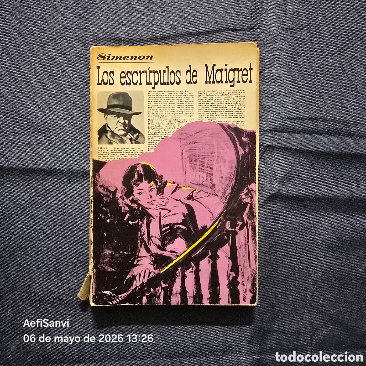 Libros de segunda mano: LOS ESCR&Uacute;PULOS DE MAIGRET (SIMENON)