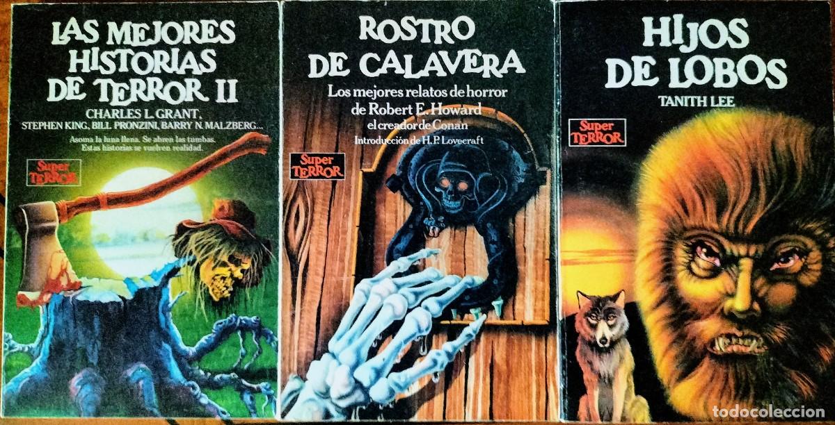 Libros de segunda mano: 3 libros Martinez Roca Super Terror - Buen estado
