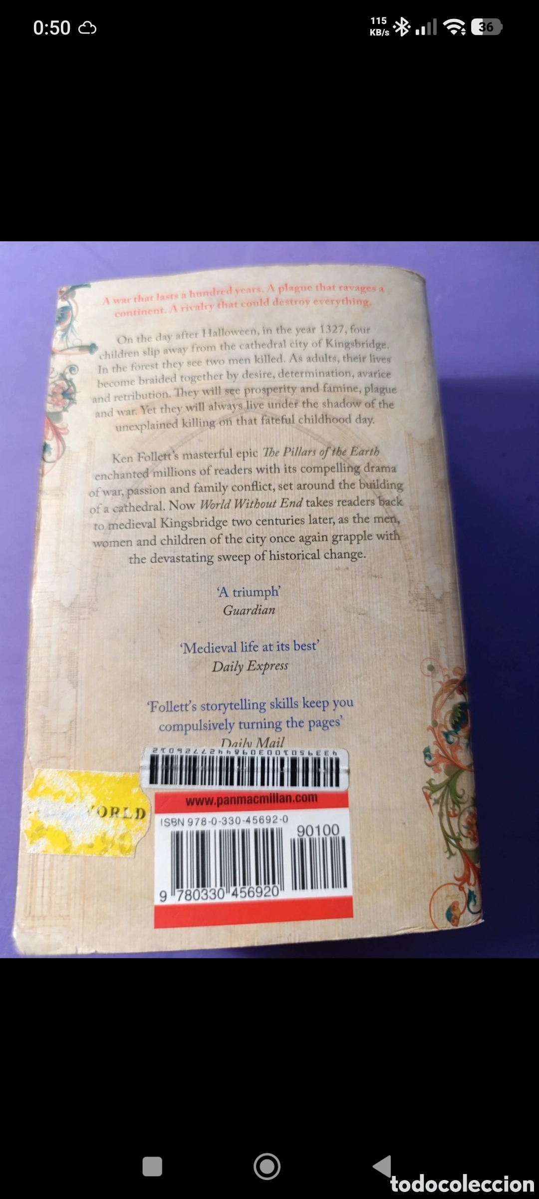 Libros de segunda mano: World Without End - Ken Follet - Foto 9