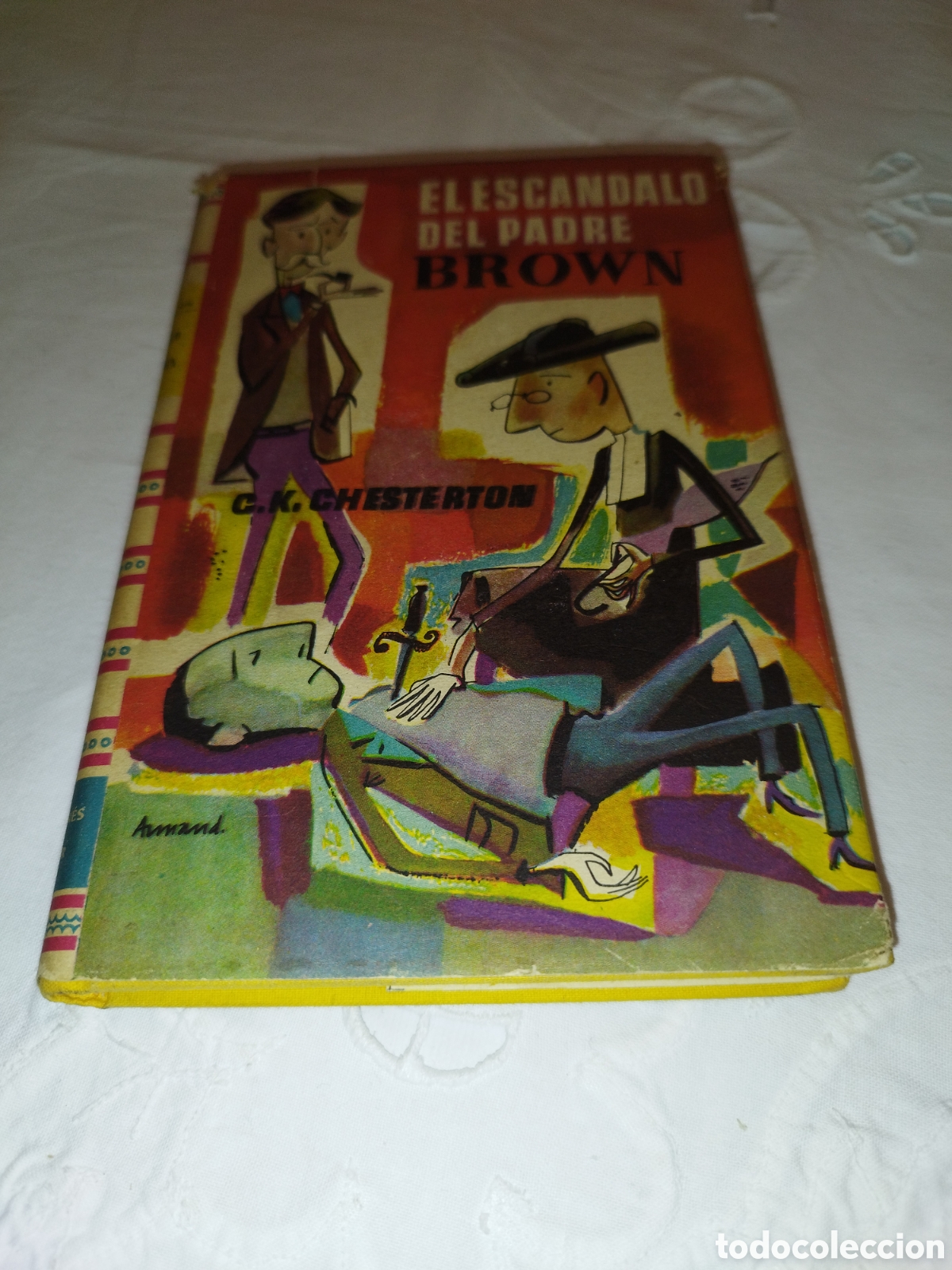 Libros de segunda mano: C.K. CHESTERTON: EL ESCANDALO DEL PADRE BROWN. ED. JOSE JANES, 1956 PRIMERA EDICION.