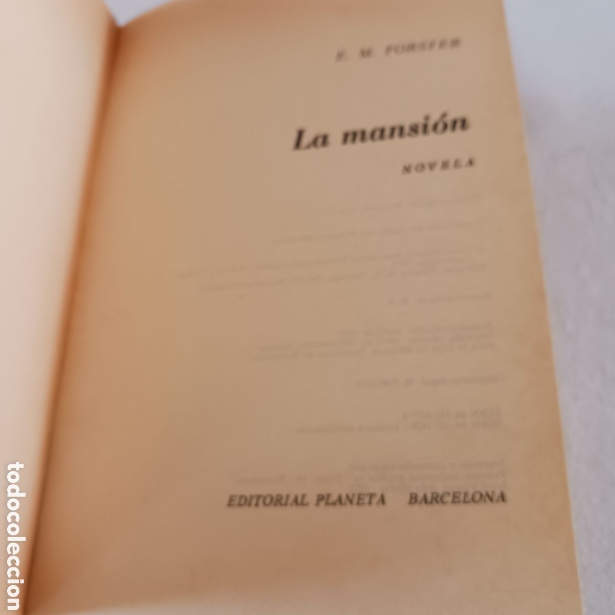 Libros de segunda mano: La Mansi&oacute;n de E.M Forster - Foto 6