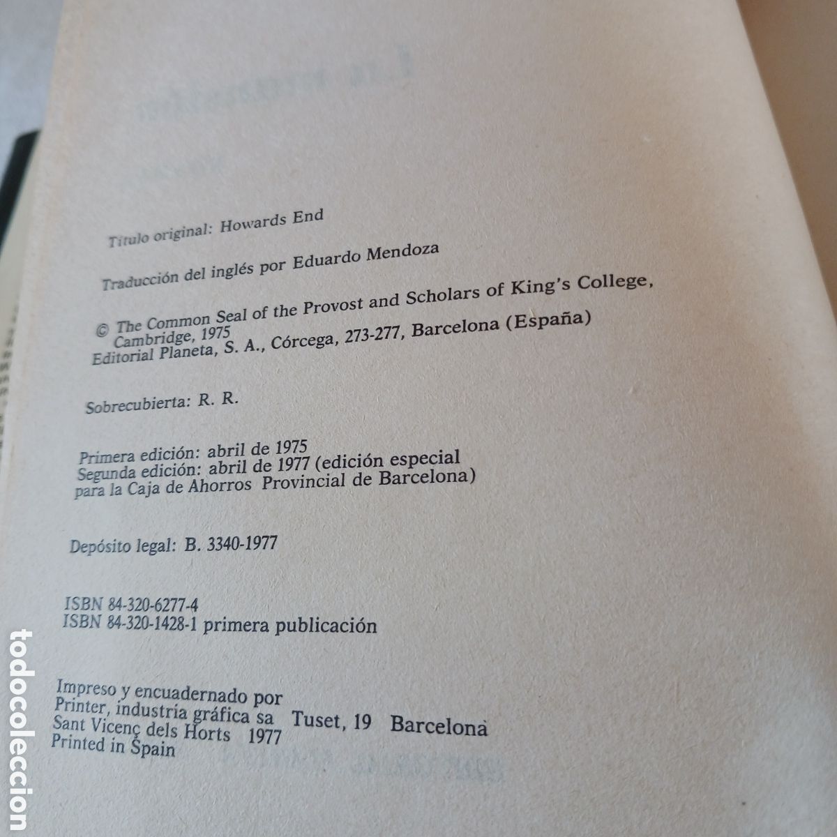 Libros de segunda mano: La Mansi&oacute;n de E.M Forster - Foto 9