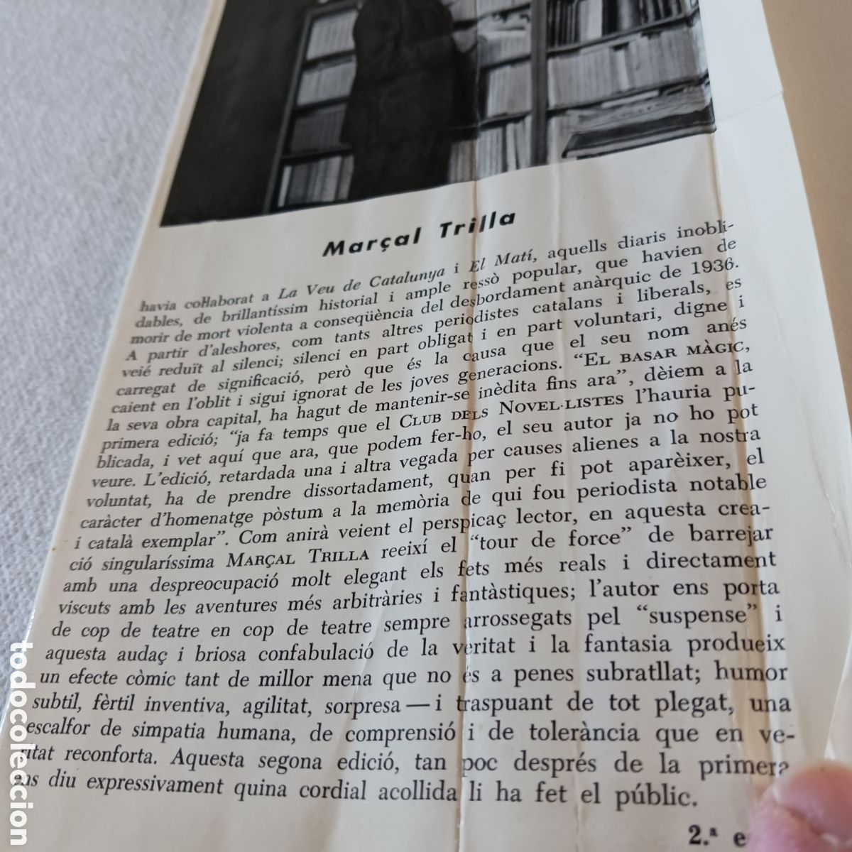 Libros de segunda mano: El basar m&agrave;gic de Mar&ccedil;al Trilla - Foto 2