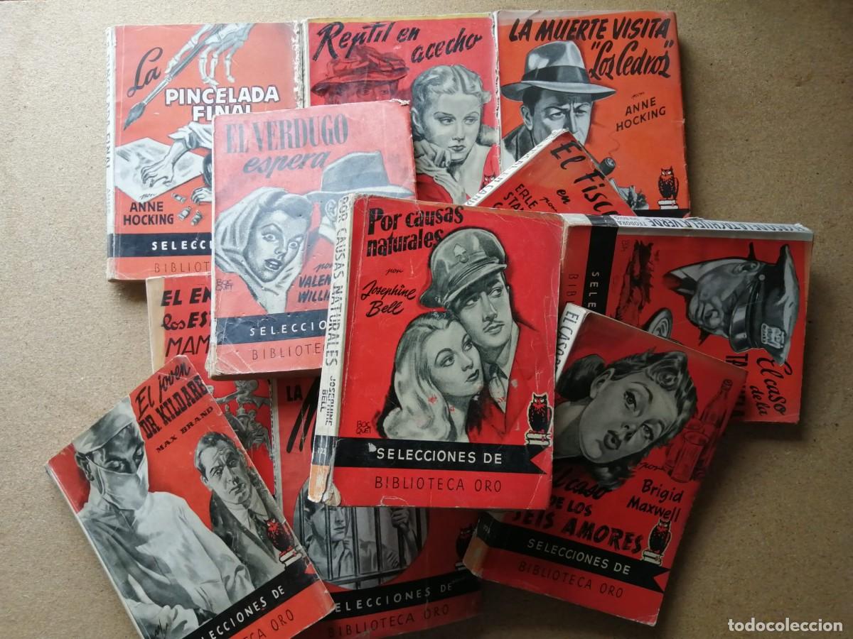 Libros de segunda mano: LOTE 12 NOVELAS POLICIACAS EDITORIAL MOLINO (EL VERDUGO ESPERA - CUMPLASE LA LEY - LA SONRISA...)