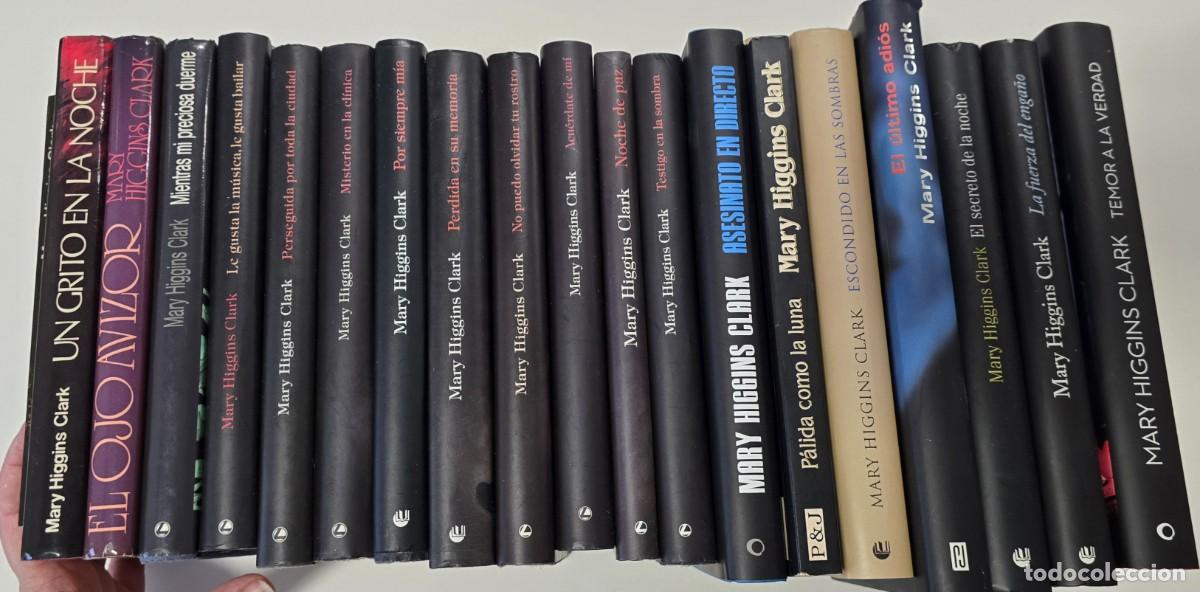 Libros de segunda mano: Mary Higgins Clark &mdash; Lote 21 novelas thriller / suspense (incluye saga &rdquo;Bajo sospecha&rdquo; y otras)
