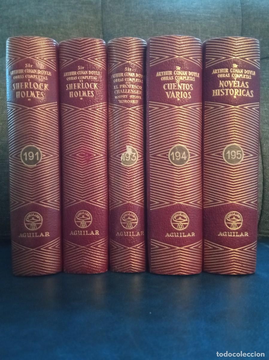 Libros de segunda mano: SIR ARTHUR CONAN DOYLE - OBRAS COMPLETAS. AGUILAR, 1953-1955.