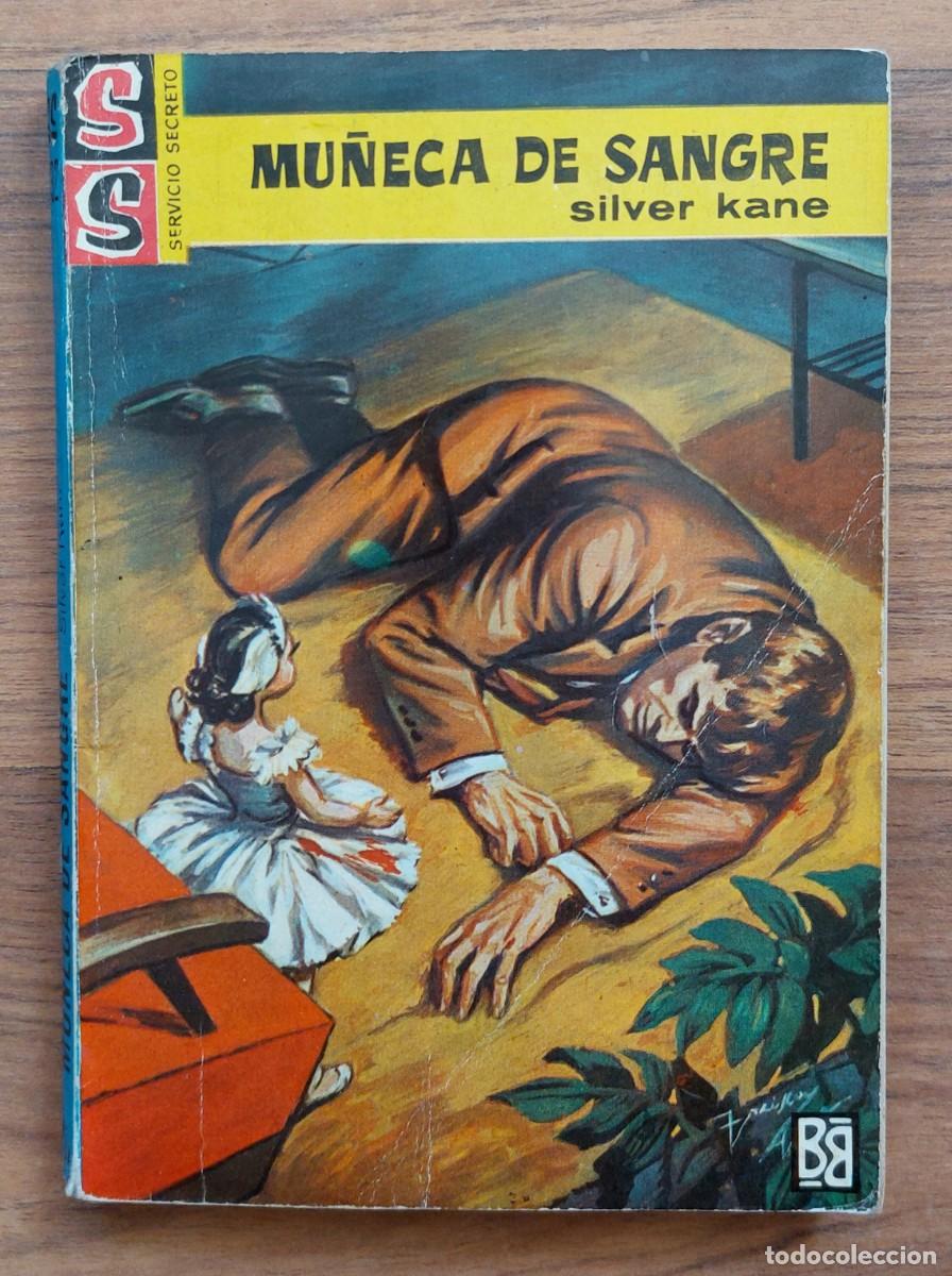 Libros de segunda mano: SERVICIO SECRETO BRUGUERA N&ordm; 732-MU&Ntilde;ECA DE SANGRE (SILVER KANE) NOVELAS-BOLSILIBROS-PULP