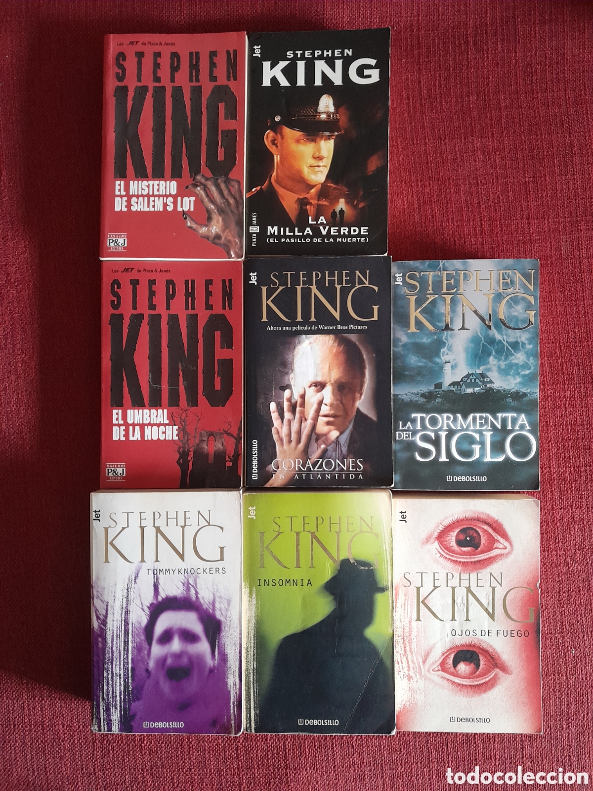 Libros de segunda mano: -Stephen King.Lote de 8 libros de Terror.