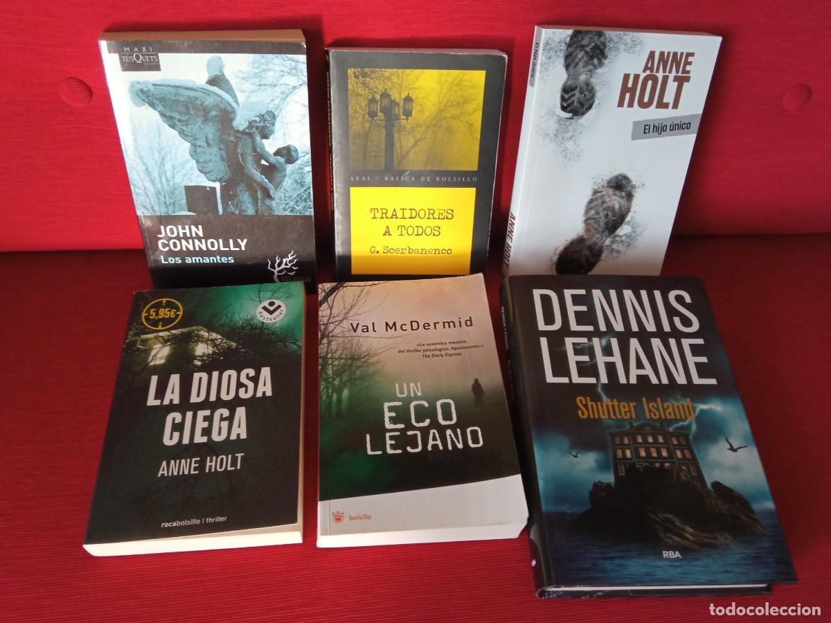 Libros de segunda mano: Lote seis libros novela negra