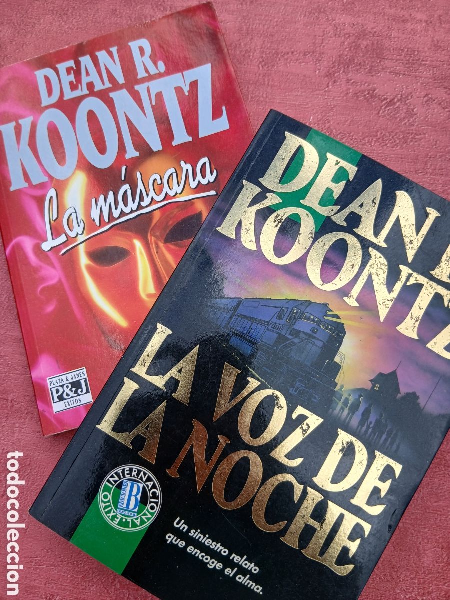 Libros de segunda mano: Dean R. Koontz. Dos libros: La m&aacute;scara y La voz de la noche.