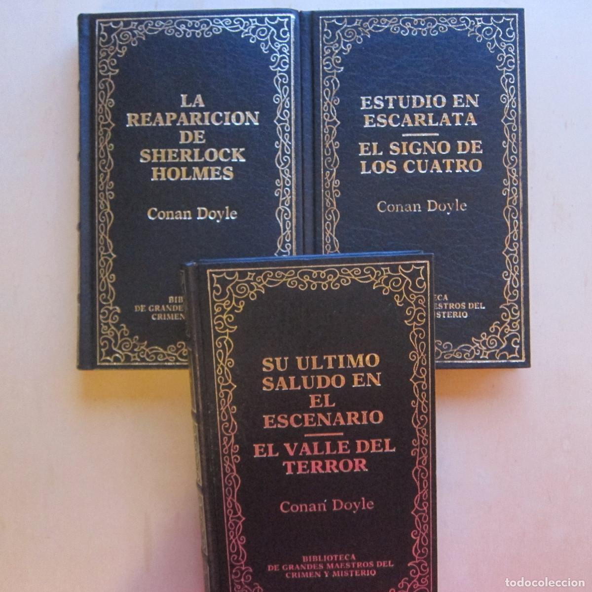 Second hand books: PACK CONAN DOYLE - SU &Uacute;LTIMO SALUDO / EL VALLE DEL TERROR / LA REAPARICI&Oacute;N... (ORBIS) 3 UD. NOVELA